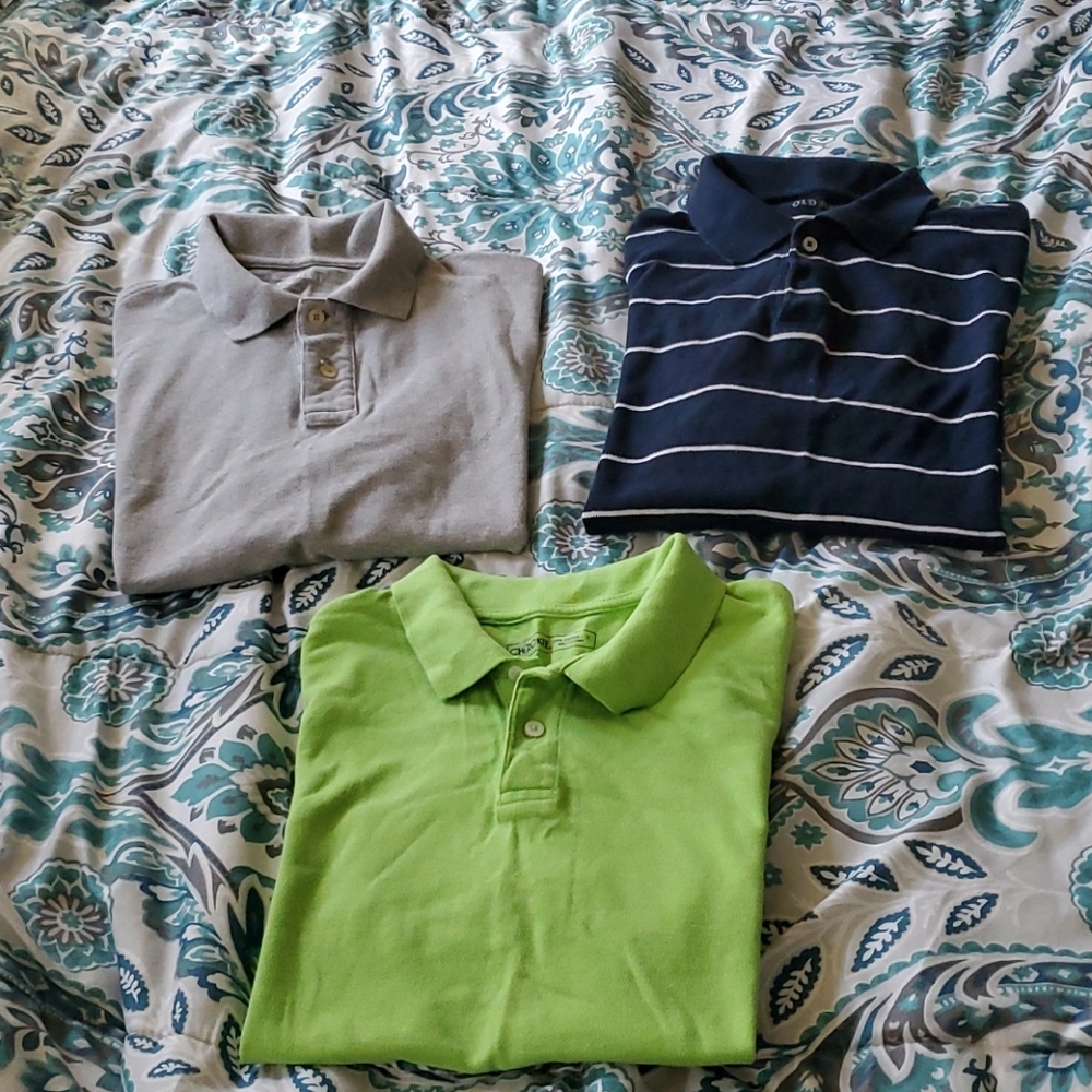 Men Old Navy & Cherokee Polo Style Shirts Sz M & L